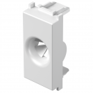 TEM - TM31MW Cable outlet 1M, color White matt, Modul