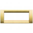 VIMAR - 16736.33 - Classica plate 6M metal matt gold