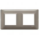 VIMAR - 14643.40 - Plate 4M (2+2) 71mm Reflex ash