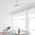 FARO - SAONA LED LED White ceiling fan with DC motor Ref.33803 (1)