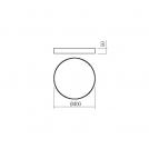 SMARTER - Плафон KNOB 05-929 цвят матово златист, опал LED 24W 3000K-6500K (1)