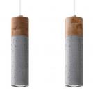 SOLLUX - Pendant ZANE 2 grey SL.0966
