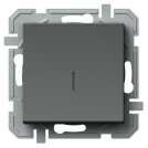TEM - Two-way switch color with backlight Anthracite Logiq SQ60ATINXO