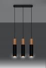 SOLLUX - pendant lamp PABLO 3 black SL.0634 (2)