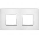 VIMAR - 21643.01 - Plate 4M (2+2) 71mm brilliant aluminium