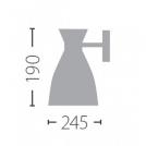 KANLUX - RETRO WALL LAMP BG (23990) (1)