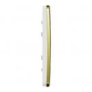 SCHNEIDER ELECTRIC - NU280659 cover frame - 3 gangs - 3 x 2 modules - gold/ white coarse surface (1)