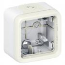 LEGRAND - Surface mounting box Plexo IP55 - 1 gang - with membrane glands - white  69689