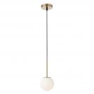 SMARTER - Pendant NIVA 01-2623 mat golden, opal E14 28W (1)
