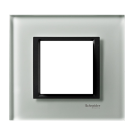 SCHNEIDER ELECTRIC - MGU68.002.7C3 Рдекоративна рамка единична кристално сиво Unica Class