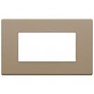 VIMAR - 22654.21 - Plate 4M leather Savannah