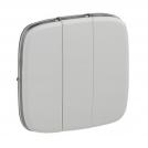 LEGRAND - 7 550 35 Cover plate Valena Allure - 3-gang switch/push-button - white