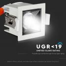V-TAC - LED Луна SAMSUNG Чип 4W Рефлектор UGR<19 38° 5700K SKU: 985 (2)