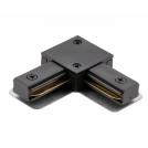 GTV Lighting - XLT-1FAC34-10 Ъглов L конектор за Магнитна шина черна алуминий 