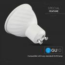 V-TAC - LED Крушка 4.5W GU10 Пластик SMART RGB + Топла и Студена Светлина SKU: 2750 (10)