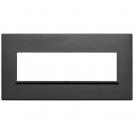 VIMAR - 21657.18 - Plate 7M aluminium total black