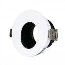 V-TAC - GU10 Fitting White+Black Round SKU: 3161 VT-874 (2)