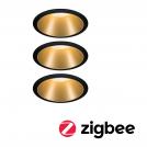 PAULMANN - 5146  Set Smart Home Zigbee 3.0 recessed light Cole + Zigbee Coin IP44 round 88mm