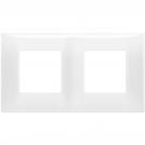 VIMAR - 09664.01 cover plate - 2+2 horizontal/vertical installation modules white color NEVE UP