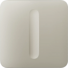 AJAX - Front panel for Smart dimmer stand-alone, cream, SoloButton 98611.257.IV1