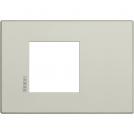 BTICINO - HW4819SB Cover plate Axolute Air 2 modules - sand - material: metal