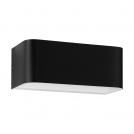 EGLO - LED Аплик SANIA 4 10W 1300lm 3000K черен - 901017