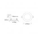 PANASONIC - 12W Circular Type LED Panel - 4000K LPLA11W124 (1)