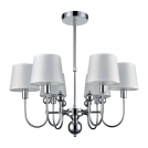 ELMARK - CARMEN PENDANT 6xE27 WHITE/CHROME  955CARMEN6