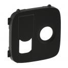 LEGRAND - 7 548 38 Cover plate Valena Allure - TV socket 0-2400 MHz + RJ 45 Cat. 6 UTP - black