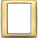 VIMAR - 20698.G21 - Round plate 8M Galvan.satin gold