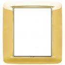 VIMAR - 20698.G24 - Round plate 8M Galvan.polished gold