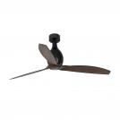 FARO - MINI ETERFAN Matt black/wood ceiling fan with DC motor 32028WP-10 