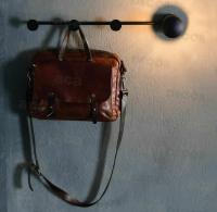 ACA LIGHTING - Аплик със закачалка за дрехи ZM711W66BK