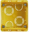 BTICINO - 502W Flush-mounting box in resin 2 modules AIR Living light 70,5/70,5/58mm