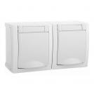 PANASONIC - 2x Socket 2P+E WPTC4800-2WH Pacific Panasonic IP54