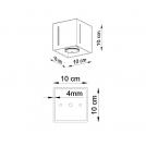 SOLLUX - ceiling luminaire   PIXAR grey SL.0399 (1)