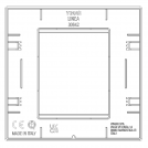 VIMAR - 30642.41 Reflex Декоративна рамка Linea, 2M, Канаваца Гланц (3)