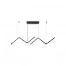 V-TAC - 12W LED Designer Hanging Light Curve Black 4000K SKU: 6937 