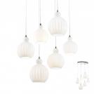 REDO GROUP - Пендел PLUMEN 01-2068 E14, 6X40W, opal