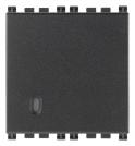 VIMAR - 19008.2 - 1P NO 10A push-button 2M grey