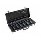 Högert Technik - Impact socket set 15 pcs, 1/2″, CrMo HT4R049