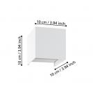 EGLO - LED Аплик VALMONTONE 2X1,5W 400lm 3000K бял - 901051 (1)