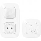 LEGRAND - 752596 Starter pack Smart Valena Allure White with Netatmo (Connected to Gateway + Master key wireless) with frames