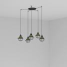 FARO - Пендел CLAIRE 62803-5L  E27, 5X15W