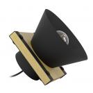 EGLO - table light H:150mm Ø:180mm MACCLES E27 15W black/wood - 43959