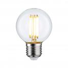 PAULMANN - LED Крушка  28987   Filament 230V LED Globe G60 ⚡ E27 ⚡ 806lm ⚡ 7W ⚡ 2700K ✴ Прозрачен 