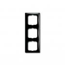 ABB - 2CKA001725A1508 Рамка тройна ABB Basic55 ЧЕРЕН