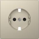 SCHNEIDER ELECTRIC -  MTN2330-6033 Central plate for SCHUKO socket-outlet insert, shutter, sahara, System Design