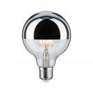PAULMANN - 28672   Modern Classic Edition Standard 230V LED Globe head mirror ⚡ E27 ⚡ G95 ⚡ 580lm ⚡ 4.8W ⚡ 2700K ✴ Silver 