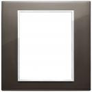 VIMAR - 21668.06 - Plate 8(4+4)M aluminium black sapphire